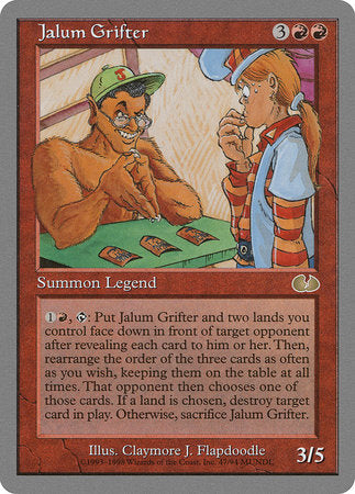 Jalum Grifter [Unglued] | Exor Games New Glasgow