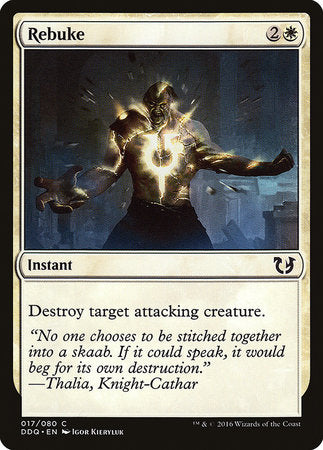Rebuke [Duel Decks: Blessed vs. Cursed] | Exor Games New Glasgow