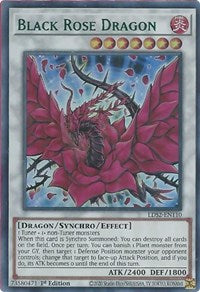 Black Rose Dragon (Green) [LDS2-EN110] Ultra Rare | Exor Games New Glasgow