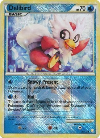 Delibird (39/123) (League Promo) [HeartGold & SoulSilver: Base Set] | Exor Games New Glasgow