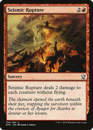 Seismic Rupture [Dragons of Tarkir] | Exor Games New Glasgow