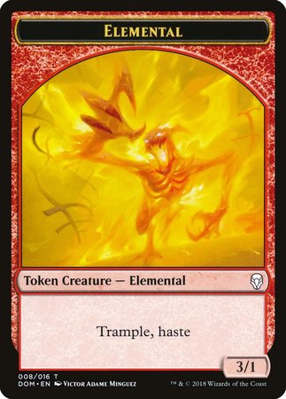 Elemental Token [Dominaria Tokens] | Exor Games New Glasgow