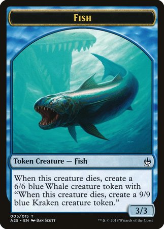 Fish Token (005) [Masters 25 Tokens] | Exor Games New Glasgow