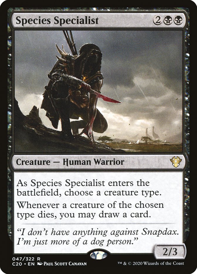 Species Specialist [Commander 2020] | Exor Games New Glasgow