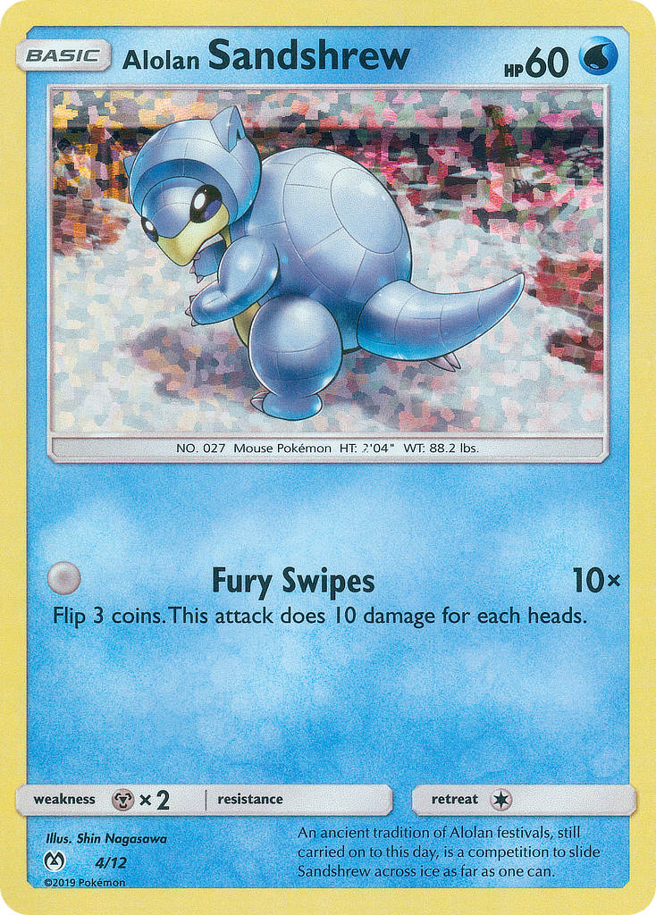 Alolan Sandshrew (4/12) [McDonald's Promos: 2019 Collection] | Exor Games New Glasgow