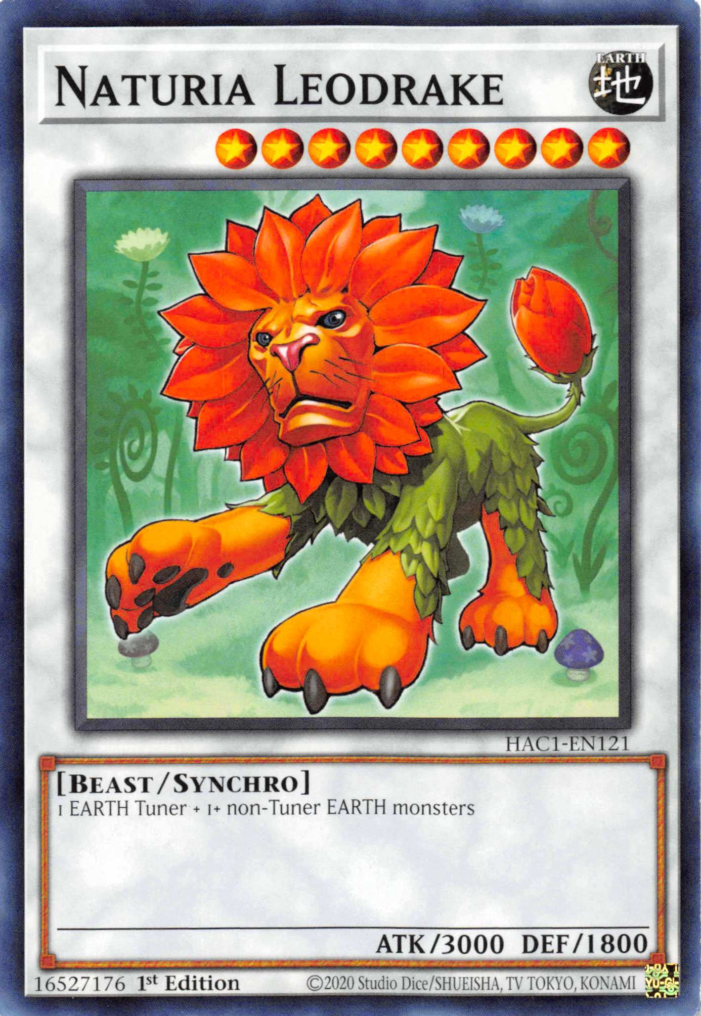 Naturia Leodrake [HAC1-EN121] Common | Exor Games New Glasgow