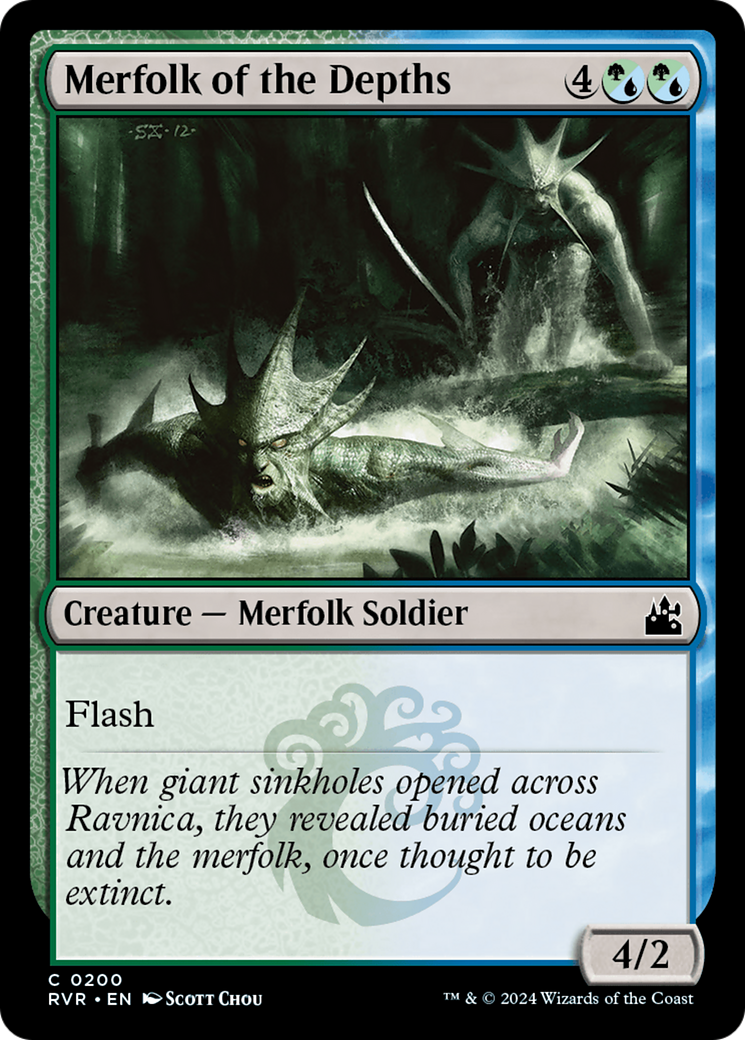 Merfolk of the Depths [Ravnica Remastered] | Exor Games New Glasgow