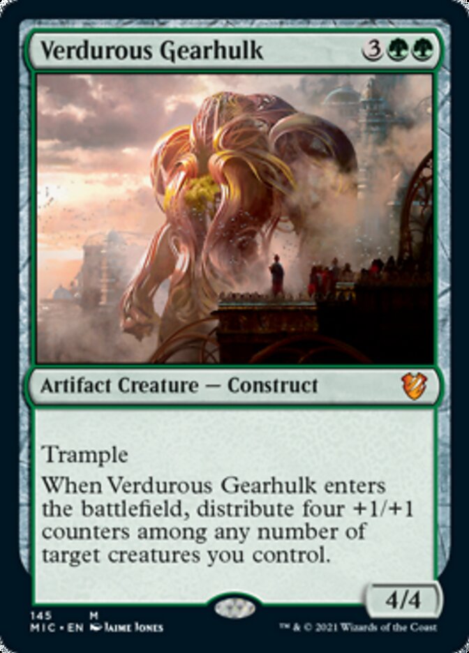 Verdurous Gearhulk [Innistrad: Midnight Hunt Commander] | Exor Games New Glasgow