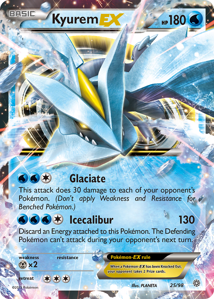 Kyurem EX (25/98) [XY: Ancient Origins] | Exor Games New Glasgow