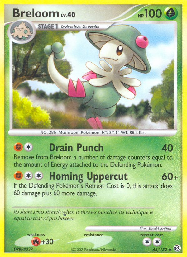 Breloom (45/132) [Diamond & Pearl: Secret Wonders] | Exor Games New Glasgow