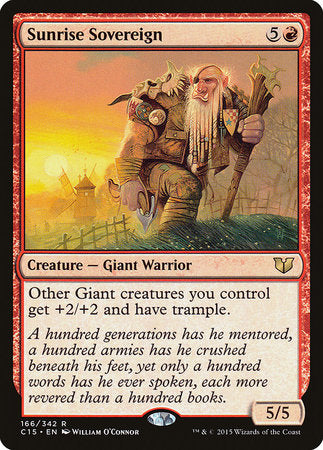 Sunrise Sovereign [Commander 2015] | Exor Games New Glasgow