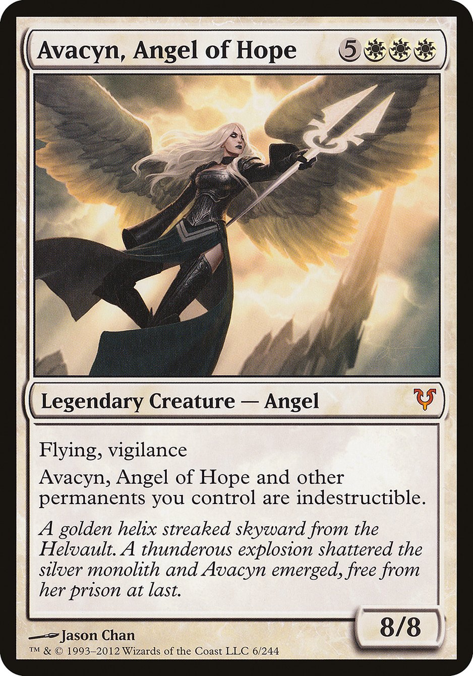 Avacyn, Angel of Hope (Oversized) [Open the Helvault] | Exor Games New Glasgow