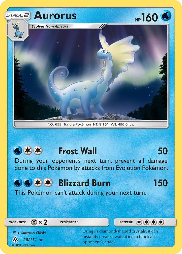 Aurorus (28/131) [Sun & Moon: Forbidden Light] | Exor Games New Glasgow