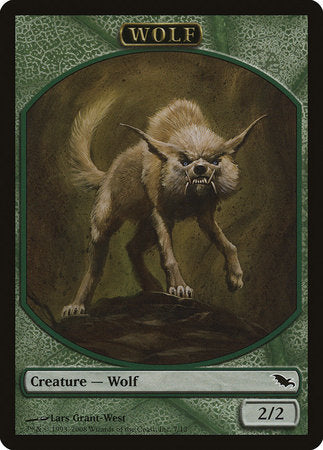 Wolf Token [Shadowmoor Tokens] | Exor Games New Glasgow