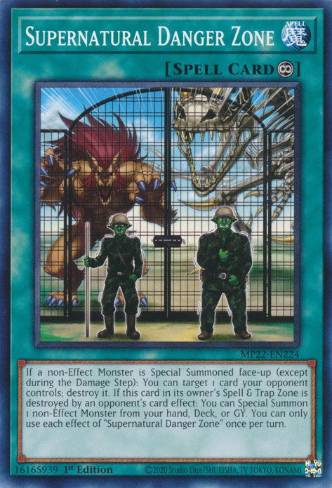 Supernatural Danger Zone [MP22-EN224] Common | Exor Games New Glasgow