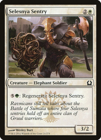 Selesnya Sentry [Return to Ravnica] | Exor Games New Glasgow