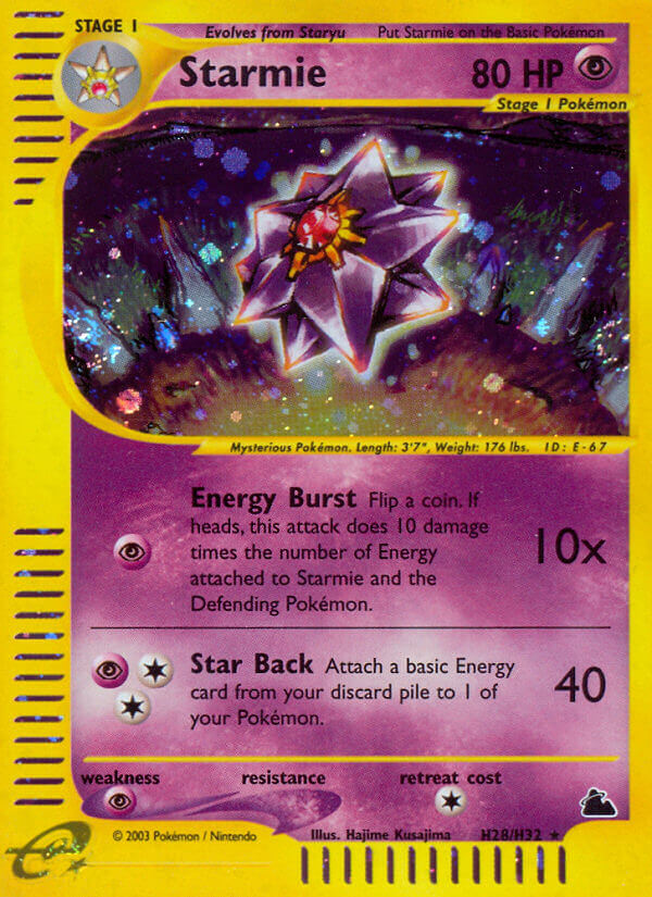 Starmie (H28/H32) [Skyridge] | Exor Games New Glasgow