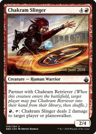 Chakram Slinger [Battlebond Promos] | Exor Games New Glasgow