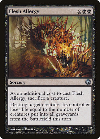 Flesh Allergy [Scars of Mirrodin] | Exor Games New Glasgow