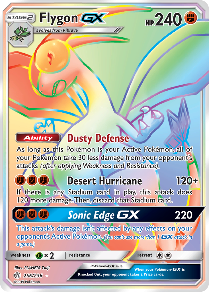 Flygon GX (256/236) [Sun & Moon: Cosmic Eclipse] | Exor Games New Glasgow