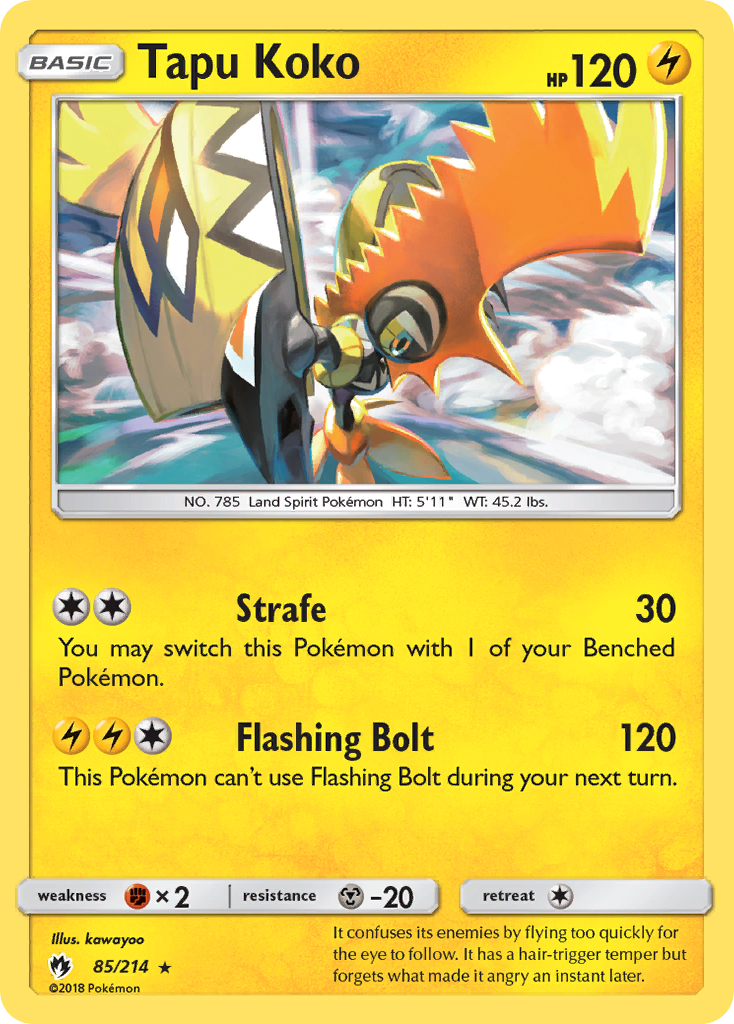 Tapu Koko (85/214) [Sun & Moon: Lost Thunder] | Exor Games New Glasgow