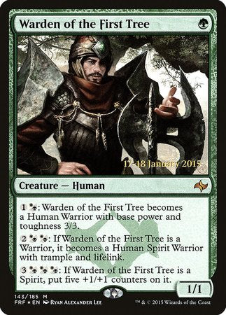 Warden of the First Tree [Fate Reforged Promos] | Exor Games New Glasgow