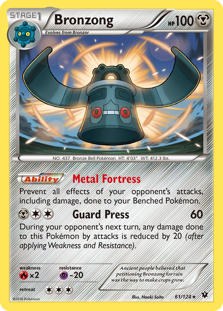 Bronzong (61/124) [XY: Fates Collide] | Exor Games New Glasgow