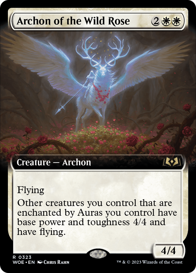 Archon of the Wild Rose (Extended Art) [Wilds of Eldraine] | Exor Games New Glasgow