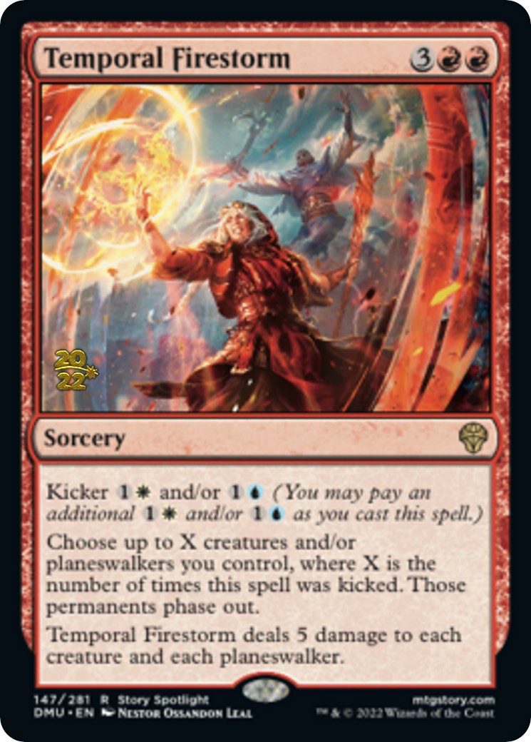 Temporal Firestorm [Dominaria United Prerelease Promos] | Exor Games New Glasgow