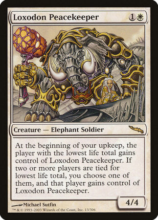 Loxodon Peacekeeper [Mirrodin] | Exor Games New Glasgow