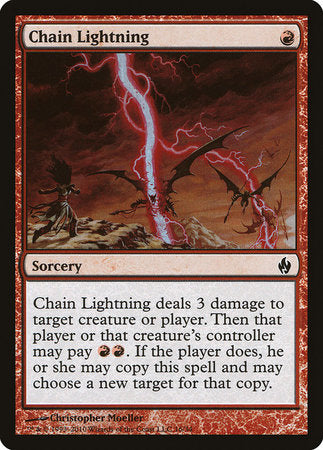 Chain Lightning [Premium Deck Series: Fire and Lightning] | Exor Games New Glasgow