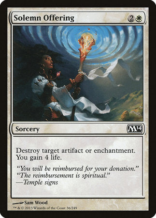Solemn Offering [Magic 2014] | Exor Games New Glasgow