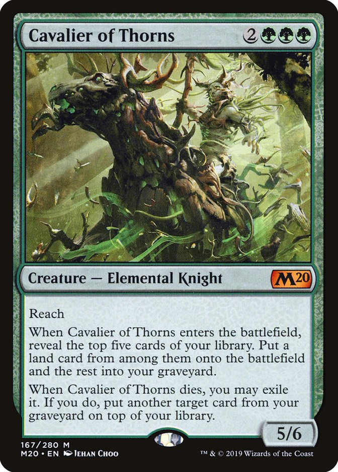 Cavalier of Thorns [Core Set 2020] | Exor Games New Glasgow