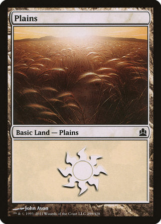 Plains (299) [Commander 2011] | Exor Games New Glasgow