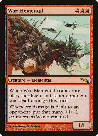 War Elemental [Mirrodin] | Exor Games New Glasgow