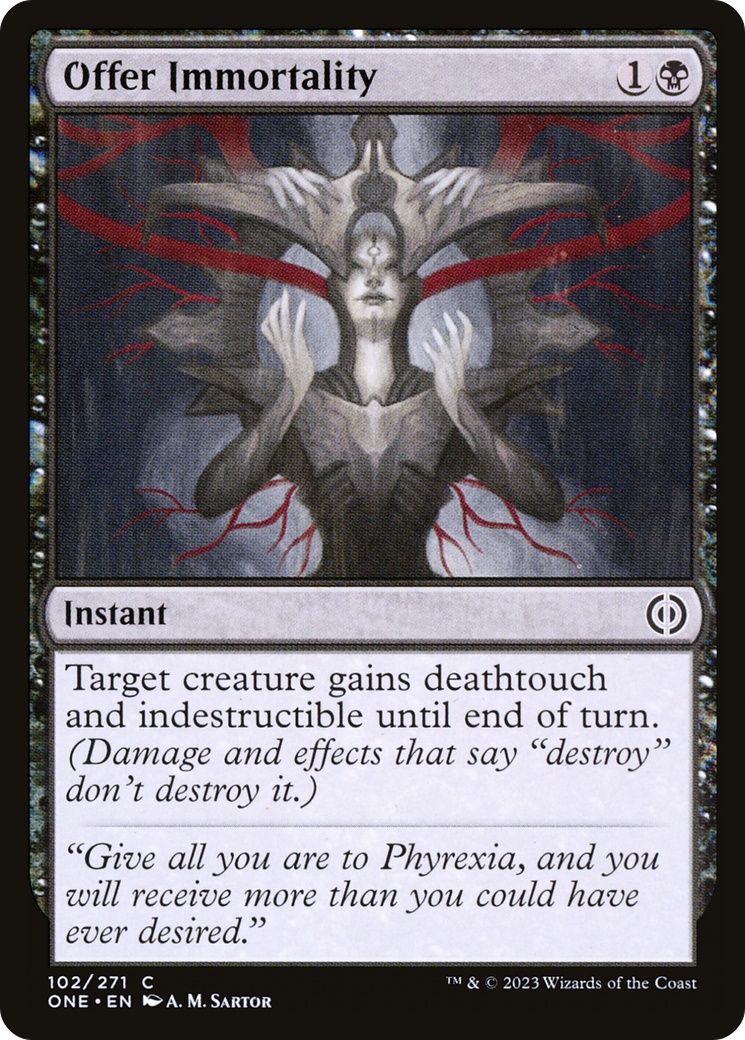 Offer Immortality [Phyrexia: All Will Be One] | Exor Games New Glasgow