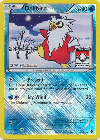 Delibird (38/149) (League Promo 2nd Place) [Black & White: Boundaries Crossed] | Exor Games New Glasgow