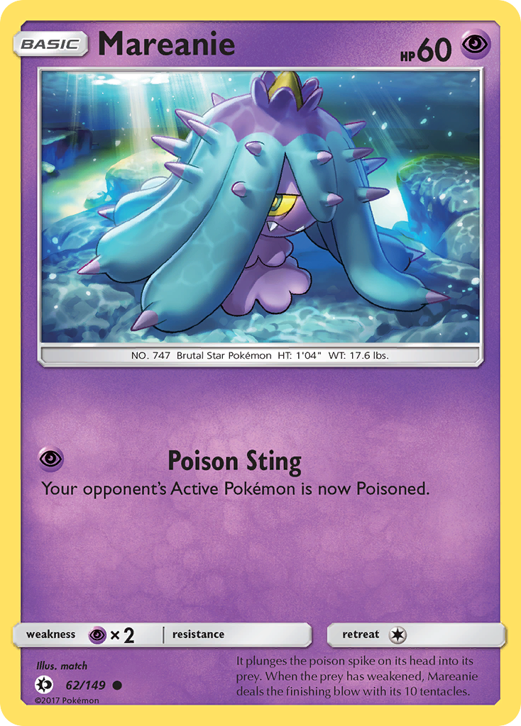 Mareanie (62/149) [Sun & Moon: Base Set] | Exor Games New Glasgow