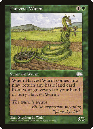 Harvest Wurm [Weatherlight] | Exor Games New Glasgow