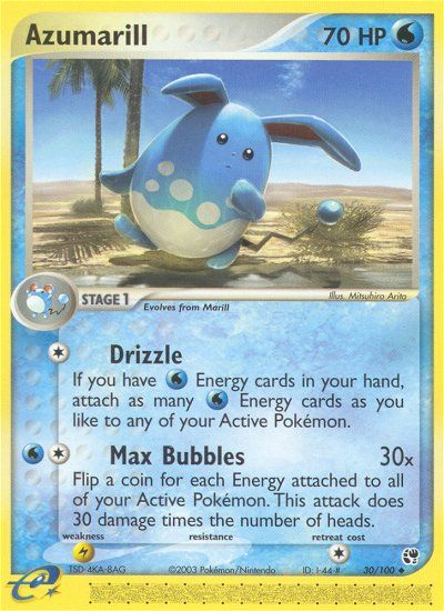 Azumarill (30/100) [EX: Sandstorm] | Exor Games New Glasgow