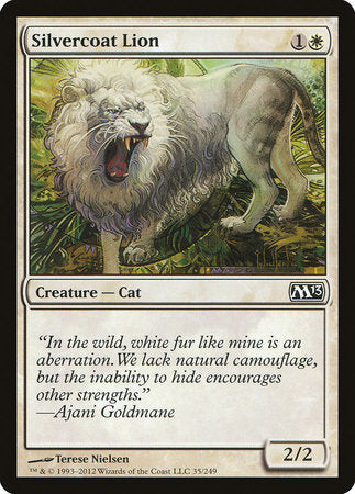 Silvercoat Lion [Magic 2013] | Exor Games New Glasgow