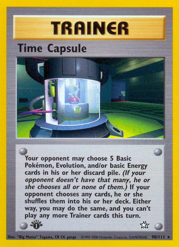 Time Capsule (90/111) [Neo Genesis 1st Edition] | Exor Games New Glasgow