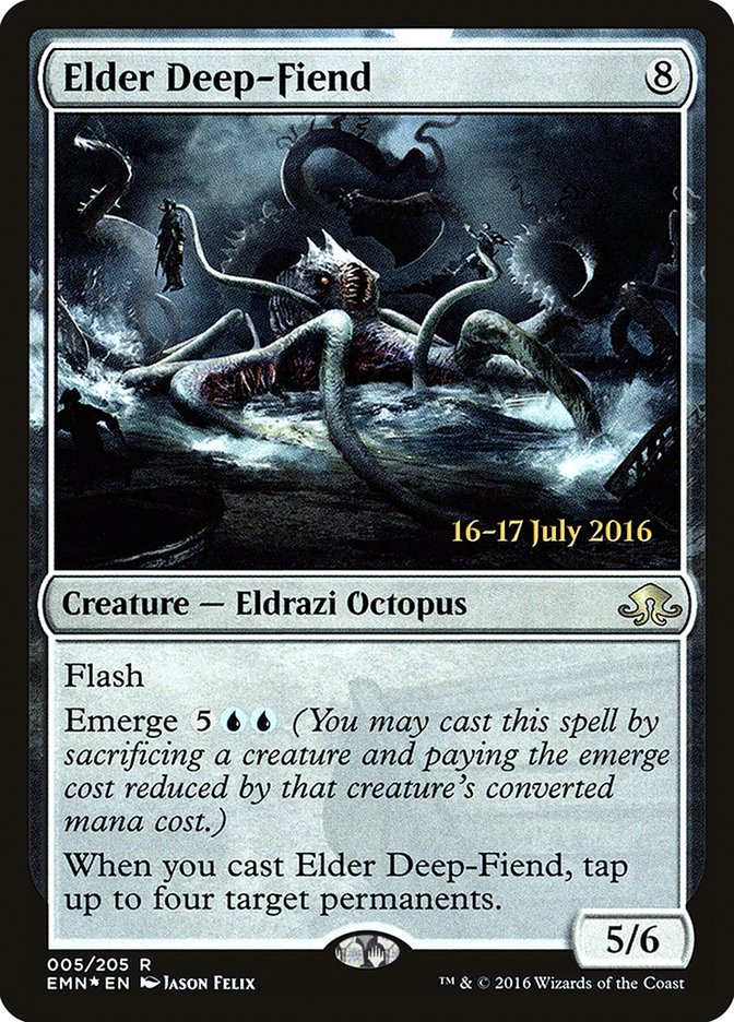 Elder Deep-Fiend  [Eldritch Moon Prerelease Promos] | Exor Games New Glasgow