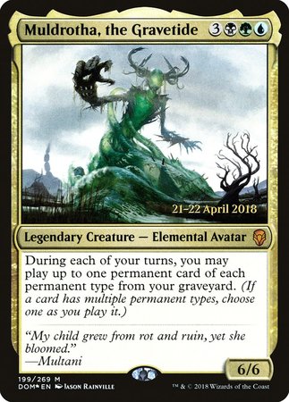 Muldrotha, the Gravetide [Dominaria Promos] | Exor Games New Glasgow