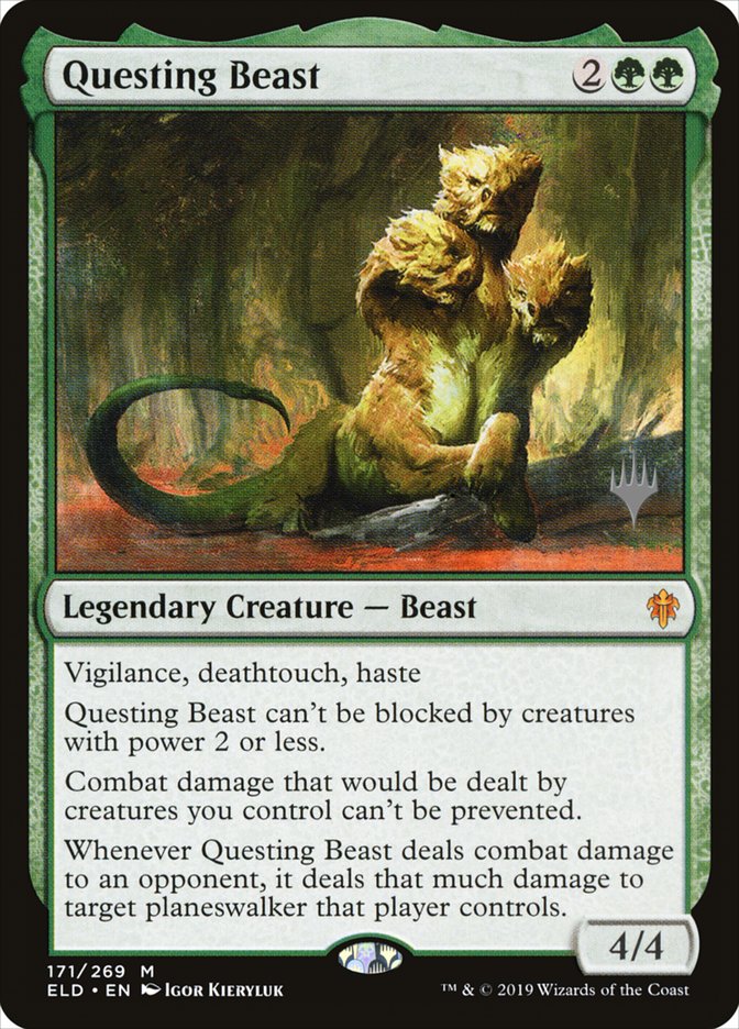 Questing Beast (Promo Pack) [Throne of Eldraine Promos] | Exor Games New Glasgow