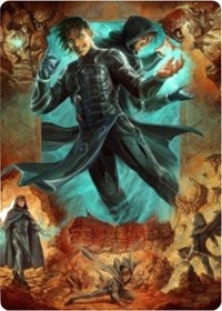 Jace, Mirror Mage 2 Art Card [Zendikar Rising Art Series] | Exor Games New Glasgow