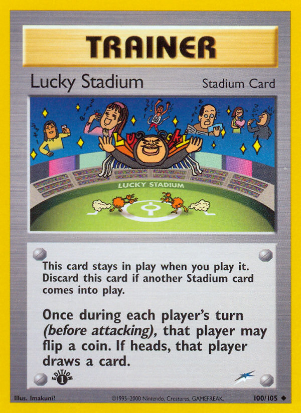 Lucky Stadium (100/105) [Neo Destiny 1st Edition] | Exor Games New Glasgow