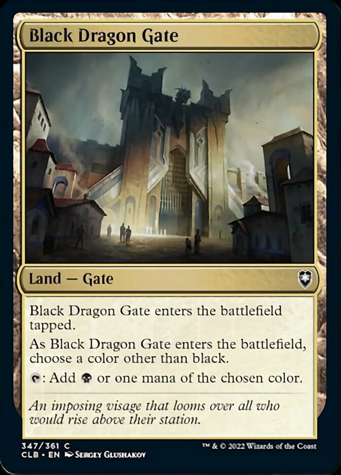 Black Dragon Gate [Commander Legends: Battle for Baldur's Gate] | Exor Games New Glasgow