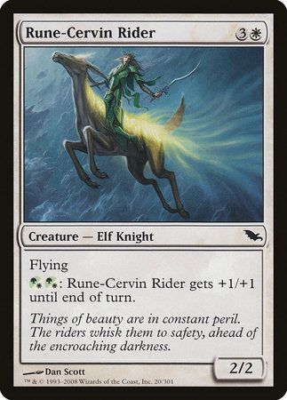 Rune-Cervin Rider [Shadowmoor] | Exor Games New Glasgow