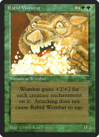 Rabid Wombat [Legends] | Exor Games New Glasgow